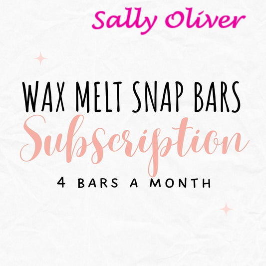 Wax Melt Snap Bar Subscription Box by Sally Oliver
