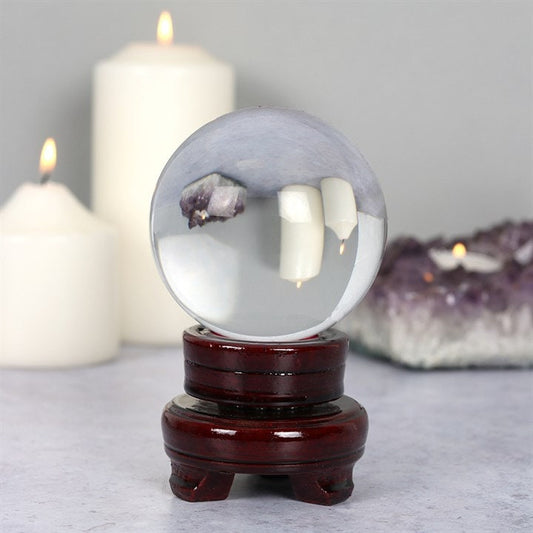 Crystal Ball with base and gift box. Perfect for mediums and photographers alike.