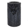 Black crackle pillar oil burner
