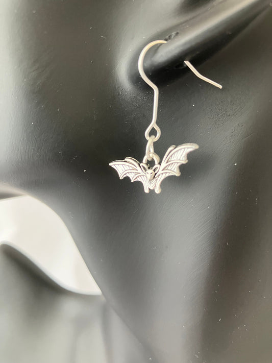 Hand made super cute bat earrings